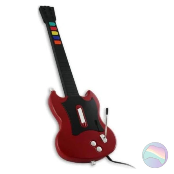 RedOctane Guitar Hero Guitar, Red for Sony PlayStation 2