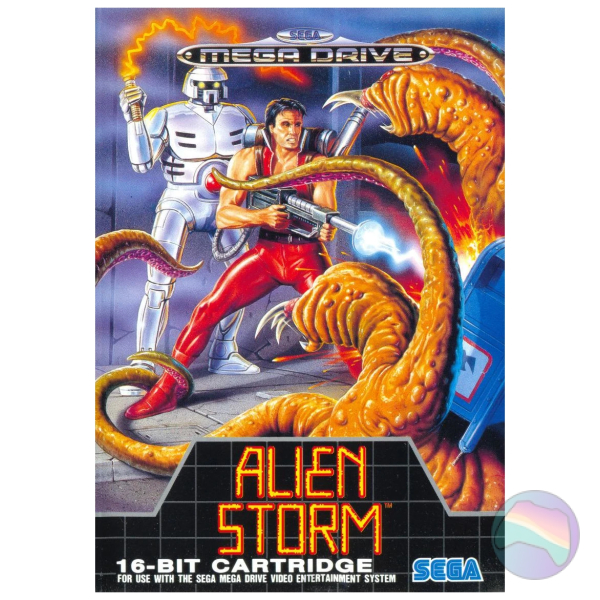 Alien Storm Sega Genesis Video Game CIB Complete With Original Game, high quality Box, Manual