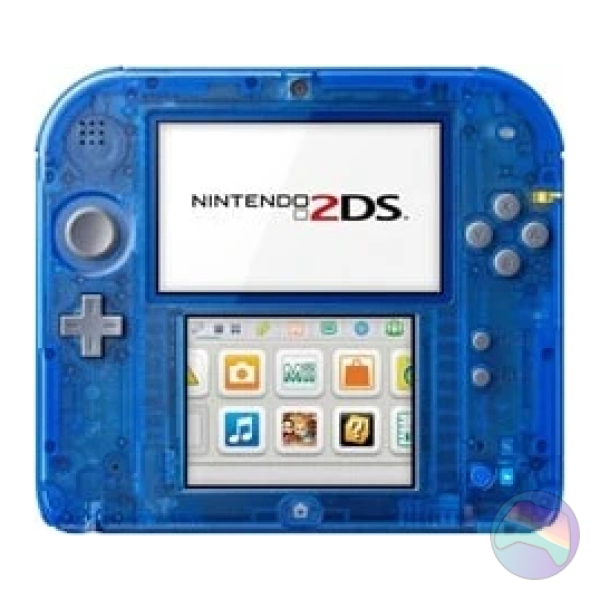Nintendo 2DS Console, Transparent Blue, Discounted