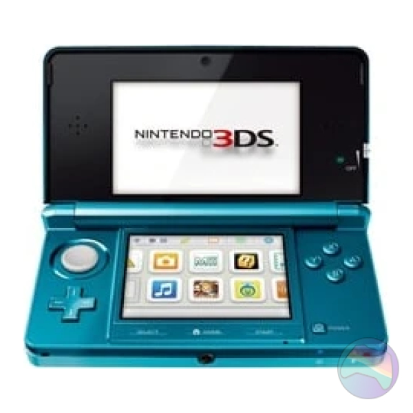 Nintendo 3DS Console, Aqua Blue, Discounted