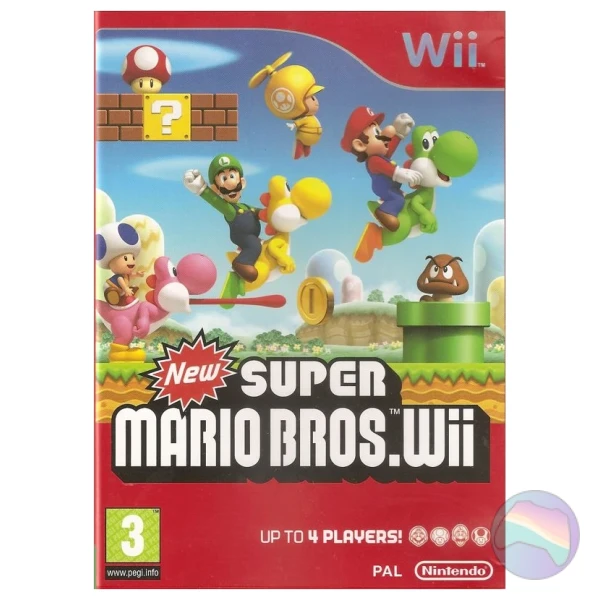 New Super Mario Bros. Wii, Boxed (With Manual)