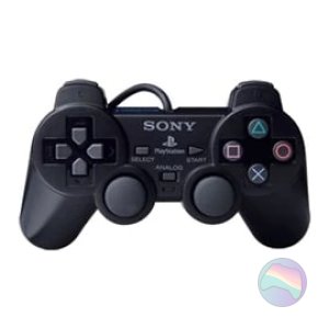 Official Dual Shock 2 Controller, Black for Sony PlayStation 2
