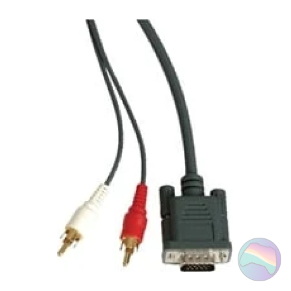 Official AV VGA Cable for Microsoft Xbox 360