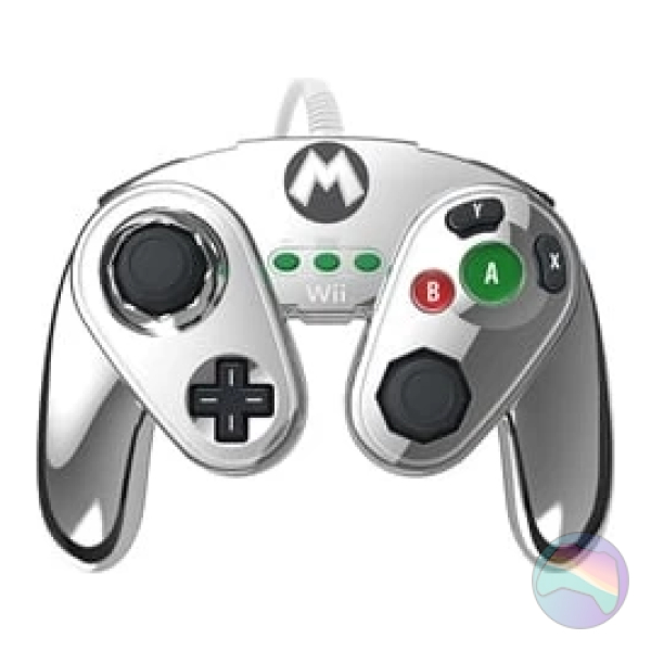 Fight Pad - Chrome Metal Mario for Nintendo Wii U