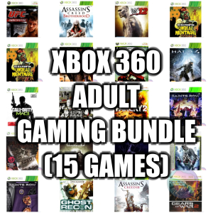 Xbox 360 Adult Gaming Pack (15 Games)